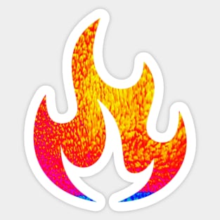 Cooking Flame Sticker